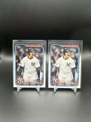 2024 Topps Update Series #US1 Juan Soto New York Yankees (2) Cards MLB - Image 1 of 2