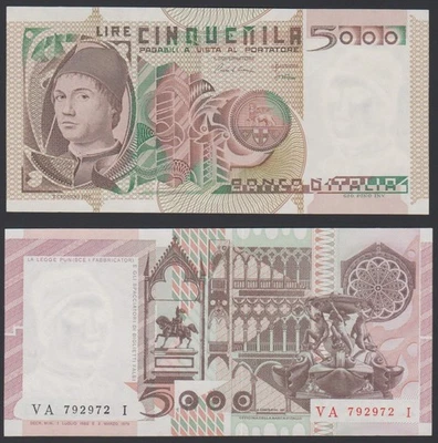 Italy 5000 lire 1980.07.01. Antonello da Messina Portrait P105b Prefix VA-I UNC - Image 1 of 4