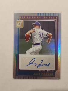 2025 Donruss Signature Series Greg Maddux #SG-GMX Autograph Chicago Cubs - Bild 1 von 2