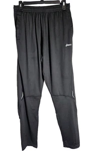 asics mens joggers prime pants sz M (sz 33) black - Picture 1 of 10