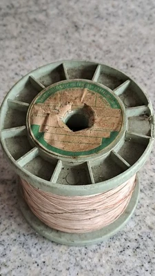 HF-Litze Heermann 20 x 0.05 mm, umsponnen, historische Funktechnik - Bild 1 von 3