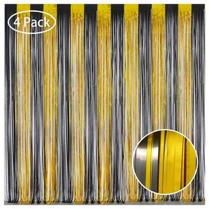Graduation Decorations 2025-3.2ft X 8ft Glitter Foil Fringe Curtain for New Y... - Bild 1 von 6