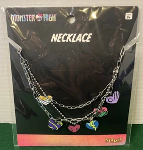 Spirit Halloween Monster High Charm Necklace - Gothic Jewelry - NEW - Picture 1 of 3