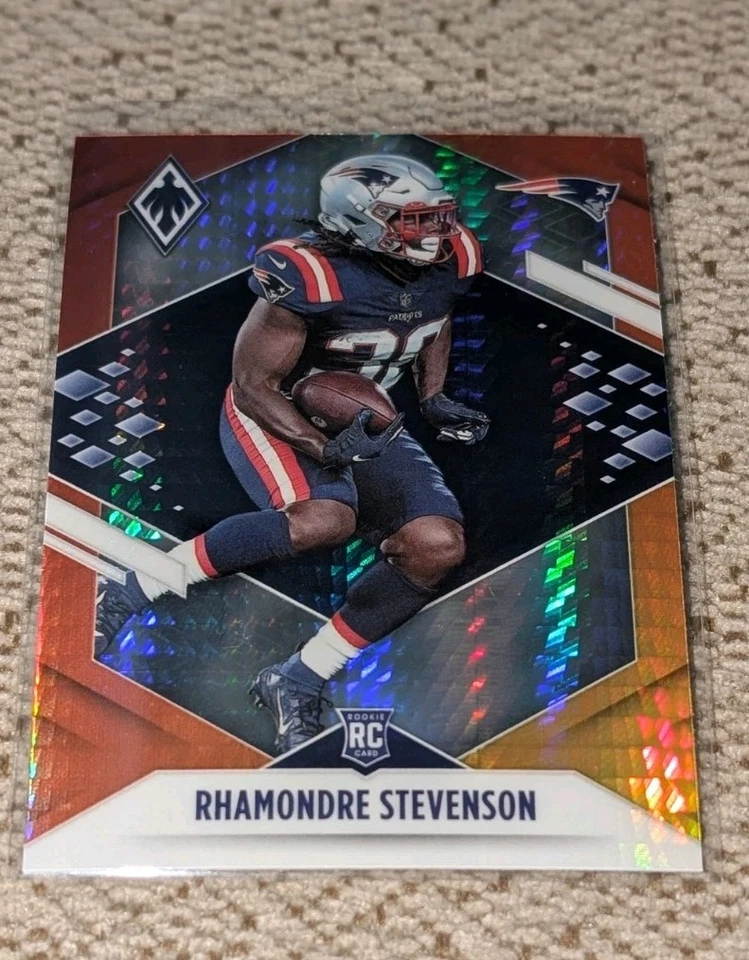 2021 RHAMONDRE STEVENSON PANINI PHOENIX FIRE BURST RC ROOKIE #133 (PATRIOTS) - Image 1 of 1