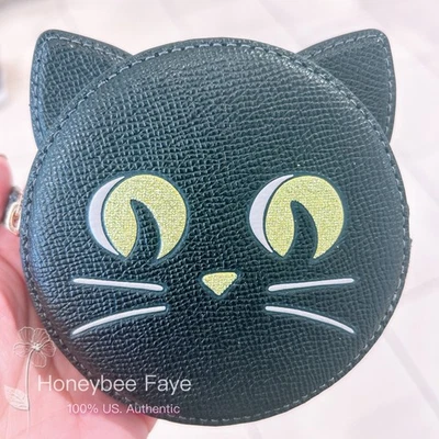 Nuevo con etiquetas Estuche para monedas Coach Halloween Cat 🎃💀 🐱 CW464 Foto 1 de 4