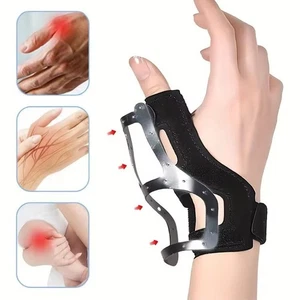 Waterproof Wristband Stabilizer Splint Black Semi-rigid Splint Tendonitis - Picture 1 of 11