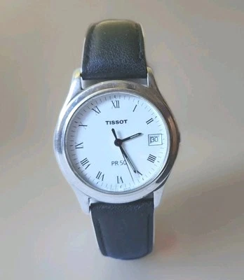 Tissot PR 50 Swiss Pack Watch j172/272k New Battery And Black Leather Band  - Image 1 of 4
