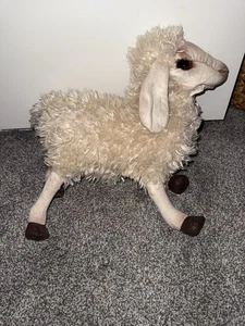 Folkmanis Woolly Sheep Hand Puppet Stuffed Plush Animal - Picture 1 of 4