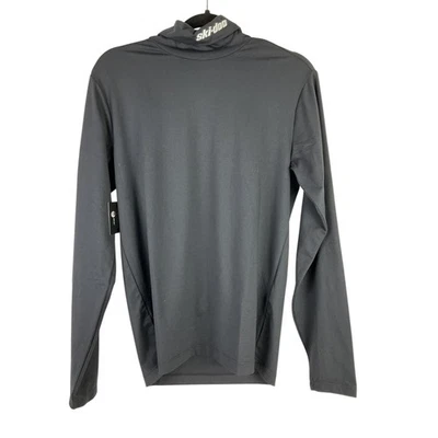 Camiseta de manga larga Ski-Doo cuello alto para hombre - negra Foto 1 de 4