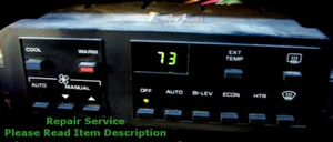 C4 CORVETTE DIGITAL CLIMATE CONTROL LCD HVAC A/C REPAIR SERVICE '86-'89 C68 - Picture 1 of 3