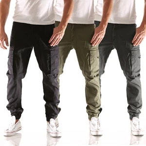 Jack & Jones Paul Flake Cargo Tapered Slim Herren Jeans Hose in 10 Farben - Bild 1 von 31