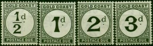 Gold Coast 1923 Postage Due Set of 4 SGD1-D4 Fine LMM - Picture 1 of 1