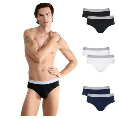 Sloggi Men's GO ABC 2.0 Midi Briefs 2 Pack 10217985 - Image 1 of 4