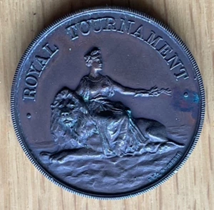 Royal Tournament Challange Medal Coin 1930 Atlantic Fleet Command 6th Destroyer - Picture 1 of 6