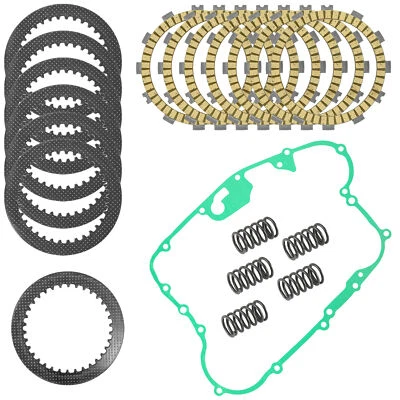 Clutch Friction Steel Plates Kit for Kawasaki Mojave 250 KSF250-A 1987 - 2004 - Image 1 of 4