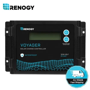 Renogy 10Amp PWM Waterproof Solar Charge Controller 12V 24V Battery Regulator - Picture 1 of 16