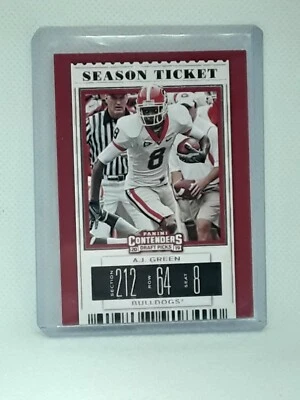 A.J. Green 2019 Contenders Draft Picks - #1 - Georgia Bulldogs - Image 1 of 2