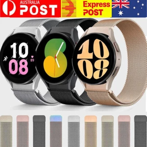 Samsung Galaxy Watch Band 7 6 5 Pro 40mm 44mm Milanese Magnetic Strap Stainless - Picture 1 of 17