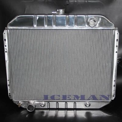 KKS 3 ROWS ALL ALUMINUM RADIATOR 1966-1979 FORD TRUCK PICKUP F-100/150/250/350 - Imagem 1 de 4