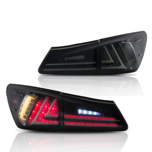 2* Luces traseras LED completas ahumadas aptas para Lexus IS250 IS350 IS F 2006-2012 - Imagen 1 de 12