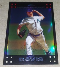 2007 Topps Chrome DOUG DAVIS #210 Refractor Arizona Diamondbacks