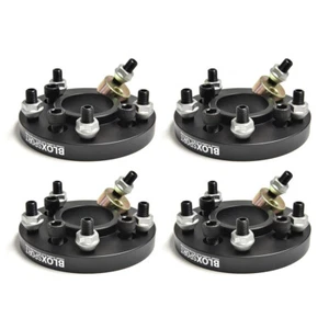 4 Hub Centric Wheel Adapters Spacer 4x100 to 5x114.3 20mm Aluminum 7075-T6 Black - Picture 1 of 12