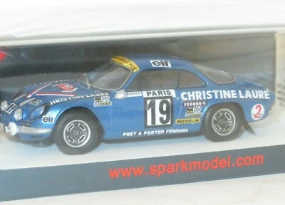 1/43 Alpine Renault  A110 Christine Laure Rally Monte Carlo 1976 #19 M.Mouton - Image 1 of 3