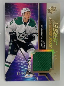 2020-21 UD SPX JASON ROBERTSON SPX Rookie Jersey RC #60/99 Dallas Stars #RJ-JR