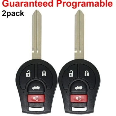 2 For 2013 2014 2015 2016 2017 2018 2019 Nissan Sentra Remote Car Key Fob - Image 1 of 4