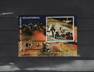 Äquatorial-Guinea Raumfahrt-Block-Apollo 15-Mondlandung-1971 - Picture 1 of 1