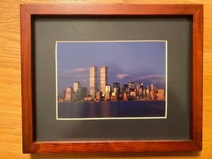 gerahmter Druck von Twin Towers und NYC / Wandbild - Bild 1 von 1