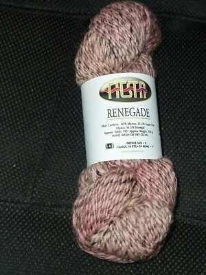 FIESTA YARN- RENEGADE,WHITE ZINFINDAL,195 YDS RETAIL @ $29,ALPACA/MERINO/DONEGAL - Image 1 of 2