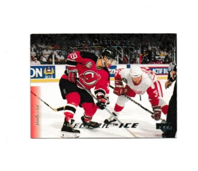 1995-96 Upper Deck ELECTRIC ICE parallel # 183 Bob Carpenter New Jersey Devils - Image 1 of 3