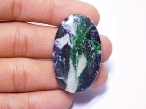 Piedra suelta cabujón piedras preciosas uvarovita 100 % naturales para joyería 67 quilates ME-7785 - Imagen 1 de 3