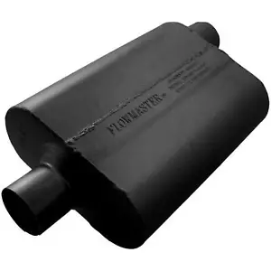 Flowmaster 40 Series Chambered Muffler Oval 2.5" Center In / Offset Out 42542 - Picture 1 of 3