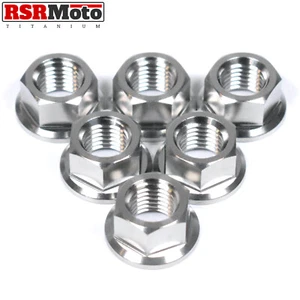 Suzuki GSXR600 (97-00) GSXR750 (96-99) SRAD Titanium Rear Sprocket Nuts - Picture 1 of 3