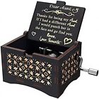 Gifts For Auntie From Niece/Nephew Hand Crank Vintage Engraved Gifts For