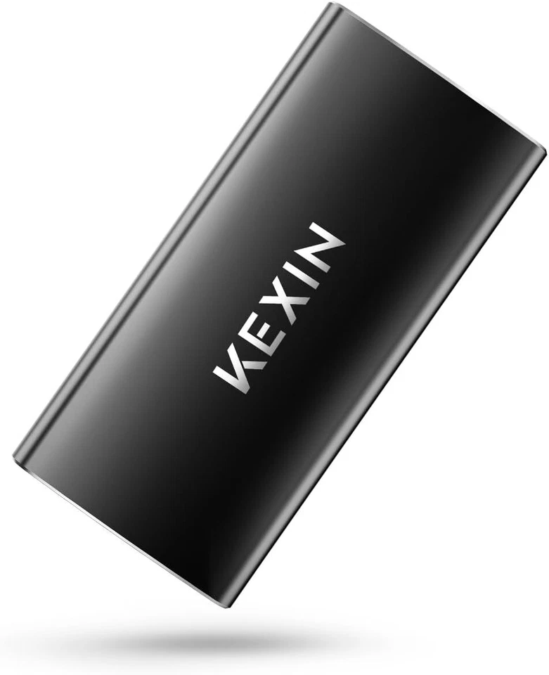 KEXIN Externe Festplatten USB-C Portable SSD USB 3.2 Gen 2 SSD Drive 250GB 500GB - Bild 1 von 4
