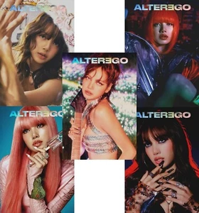 LISA BLACKPINK Album Alter Ego Photobook Random Ver. CD+Book+P.Card+Sticker+Gift - Imagen 1 de 6