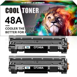 2× Toner Compatible for HP 48A CF248A LaserJet Pro M15w M16a MFP M28w M29w M28a