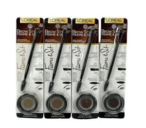 *L'Oreal Brow Stylist Frame & Set Cream Pomade (0.08oz/2.3g) You Pick!! New  - Picture 1 of 6