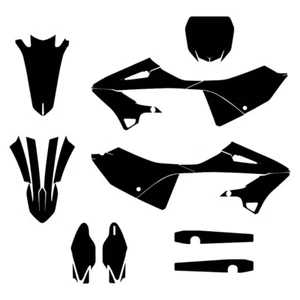 Yamaha YZ 250 Motocross 2022 2023 Vector Graphics MX Template 1:1 - Picture 1 of 1