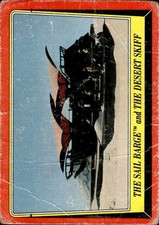 THE SAIL BARGE and THE DESERT SKIFF 1983 Topps Return of the Jedi #38 BUY ANY 2 