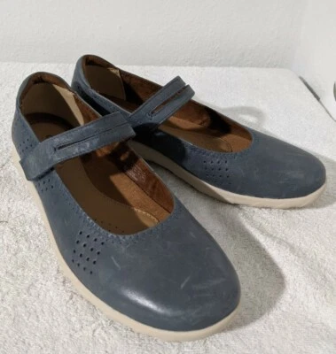 Cobb Hill синий кожаный Mary Jane ремень комфорта обувь женщин Sz США 9 - Изображение 1 из 4