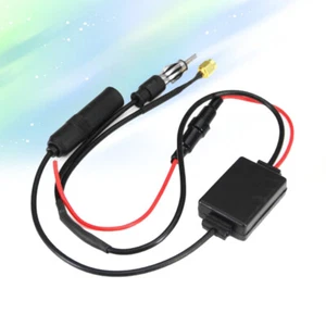 FM Car Antenna Amplifier Signal Amplifier Antenna Receive Gain Device(Black) - Afbeelding 1 van 12