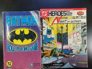 DC Heroes Role Playing Game RPG Books - Batman and Gotham by Night RARE - Picture 1 of 11
