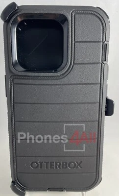 OtterBox Rugged Anti-Microbial  Defender Pro iPhone 14 PRO (ONLY) - Black - Image 1 of 4