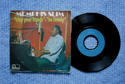 MEMPHIS SLIM / SP (Promo-Antar)  FONTANA 6832 016 (Label 2) / BIEM 1971 (F) - Photo 1/2
