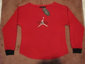AIR JORDAN WOMEN'S SPORT ACTIVE WEAR SWEAT TOP LARGE ( 12 - 14 ) - Picture 1 of 5