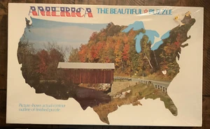 Fairchild “America The Beautiful” Puzzle Over 400 Pieces New Old Stock! Vintage - Picture 1 of 3